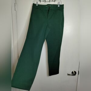 Old Navy (Size 10) Forrest Green Stretch High Rise Slip Pocket Pixie Ankle Pants